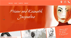 Desktop Screenshot of friseur-und-kosmetik-jacqueline.de